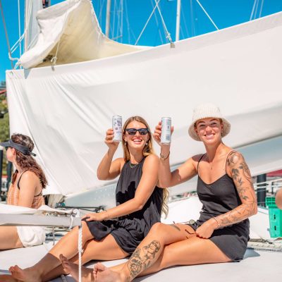 a group of people sitting posing for the camera