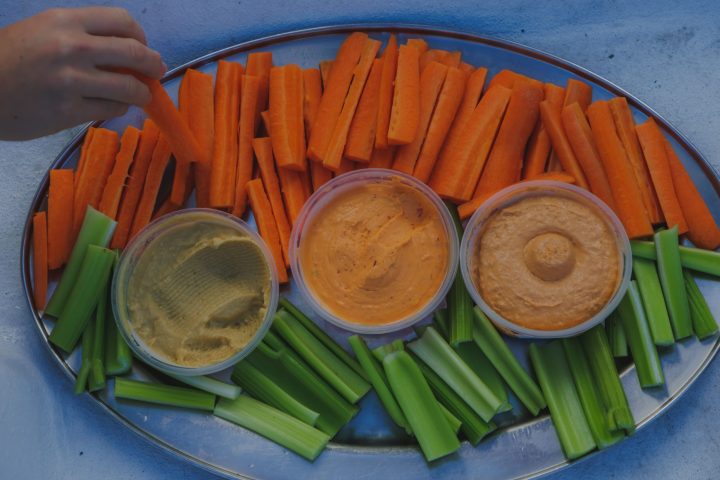 a bowl of food on a table